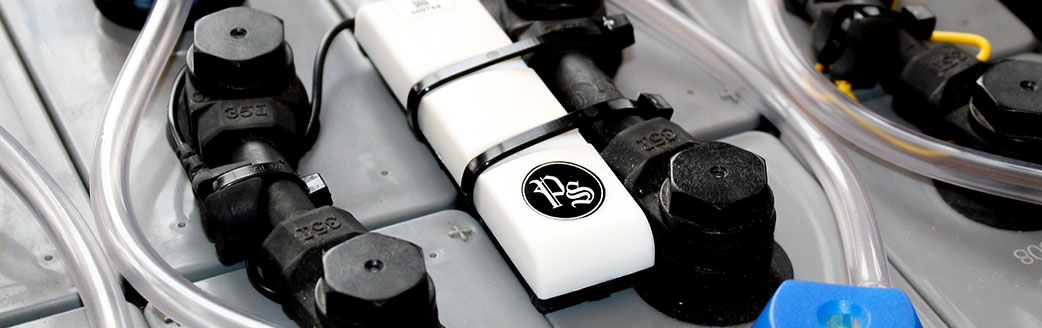 eGO!c Battery Life Monitor installed on a lead acid battery